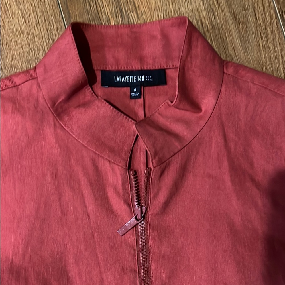 Lafayette 148 linen blend dress